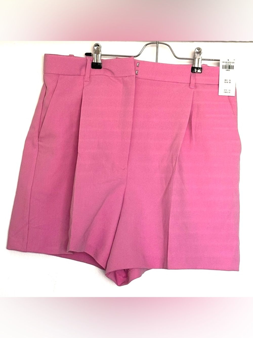 Abercrombie & Fitch Ultra High Rise Tailored Shorts NWT | Pink | Size L